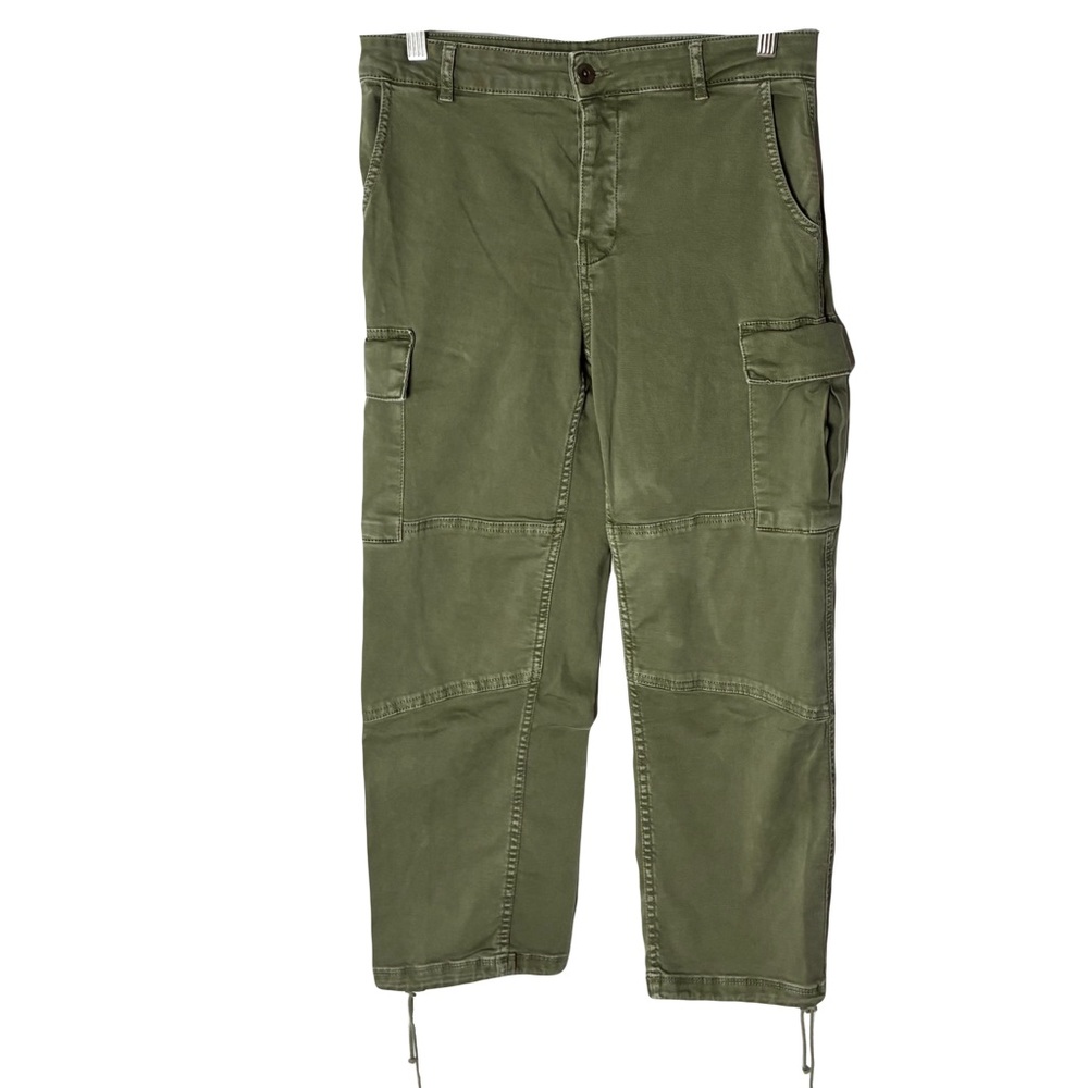 Zara Cargo Pants Womens Size 2 Green Utility